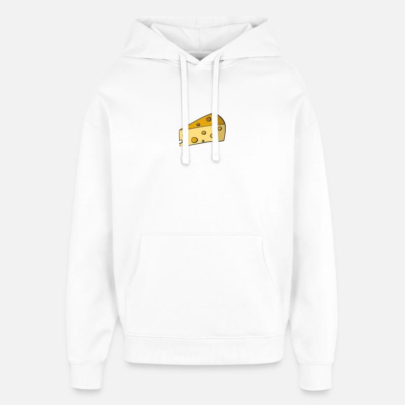 Fromage - Sweat à capuche unisexe Stanley/Stella Oversized - blanc