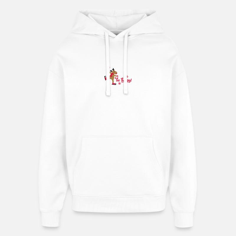 Noël - Sweat à capuche unisexe Stanley/Stella Oversized - blanc