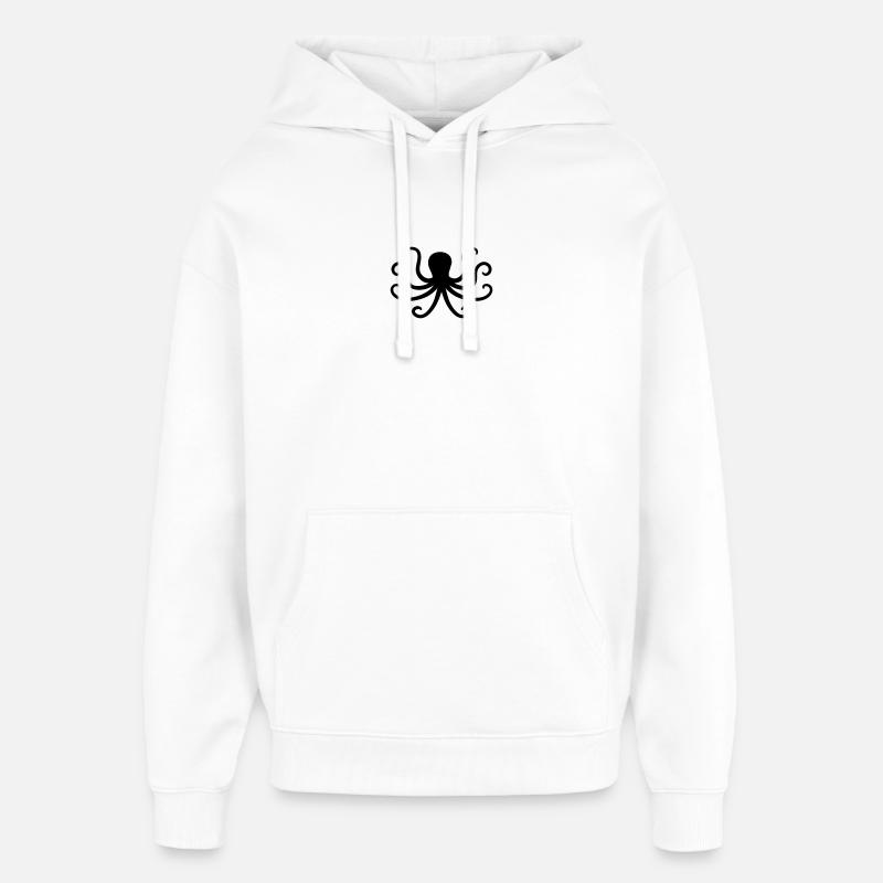 Kraken - Sweat à capuche unisexe Stanley/Stella Oversized - blanc