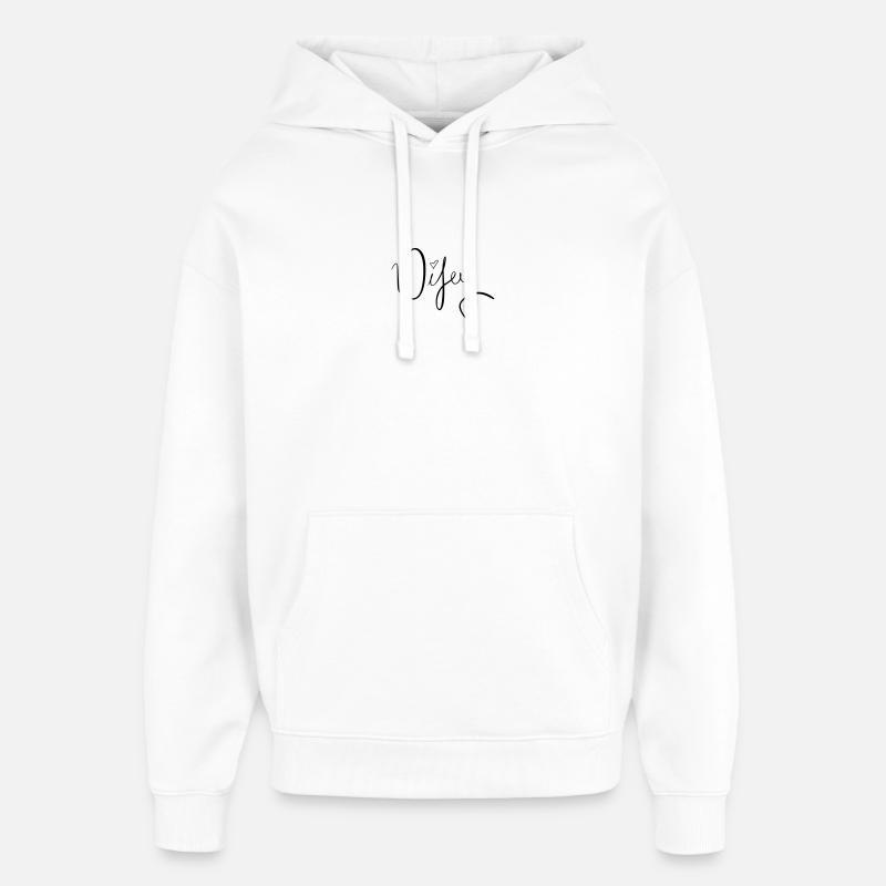 Bourgeoise - Sweat à capuche unisexe Stanley/Stella Oversized - blanc