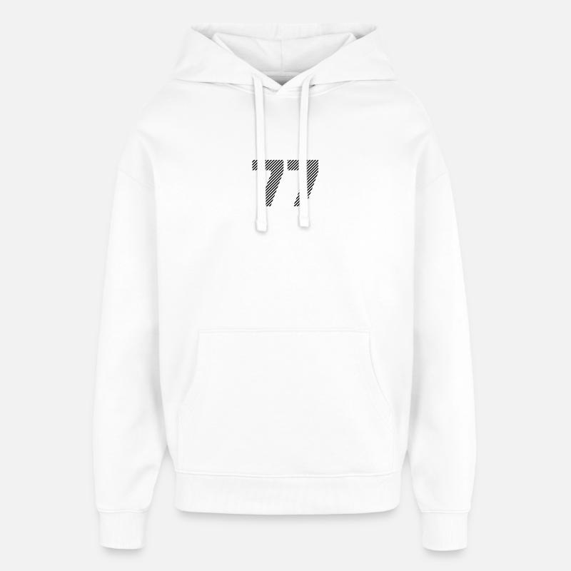 77 - Sweat à capuche unisexe Stanley/Stella Oversized - blanc
