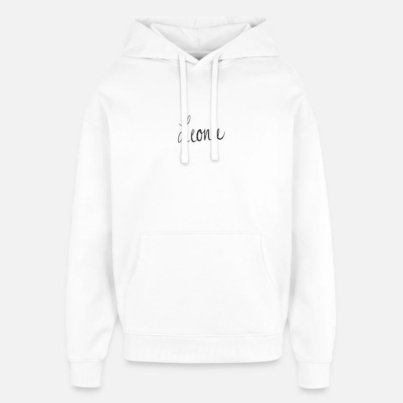 Léonie - Sweat à capuche unisexe Stanley/Stella Oversized - blanc