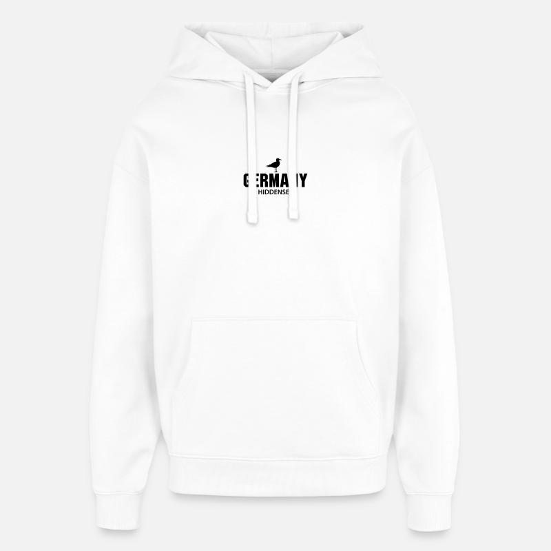 Hiddensee GERMANY - Oversized Unisex Hoodie von Stanley/Stella - Weiß