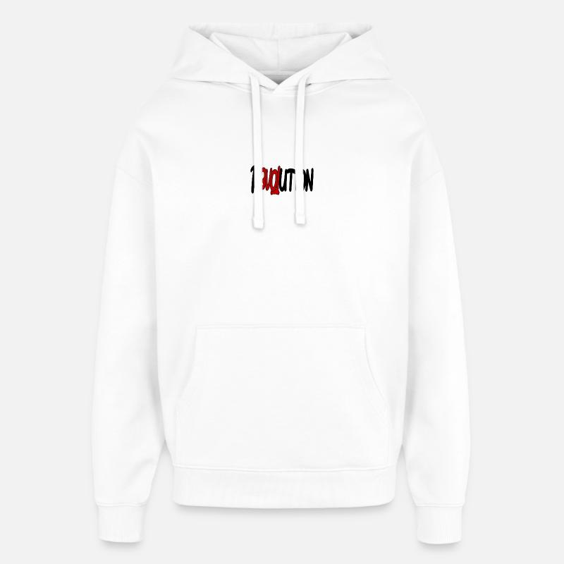 Révolution - Amour - Sweat à capuche unisexe Stanley/Stella Oversized - blanc