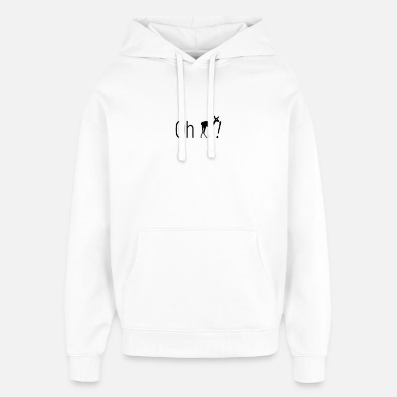 Oh, cher cerf - Sweat à capuche unisexe Stanley/Stella Oversized - blanc