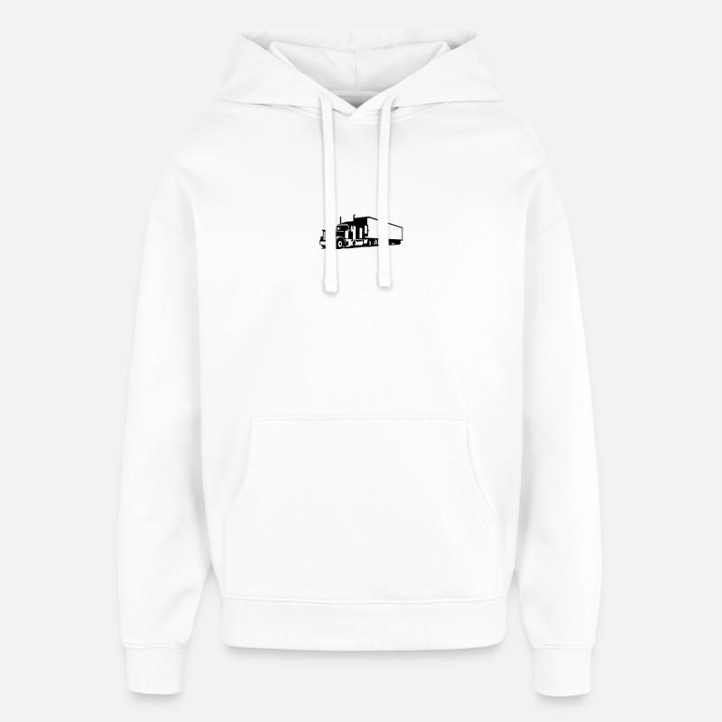 lkw_2 - Sweat à capuche unisexe Stanley/Stella Oversized - blanc