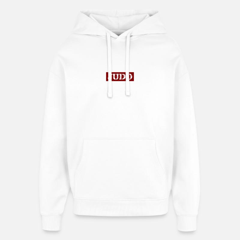 Judo - Sweat à capuche unisexe Stanley/Stella Oversized - blanc