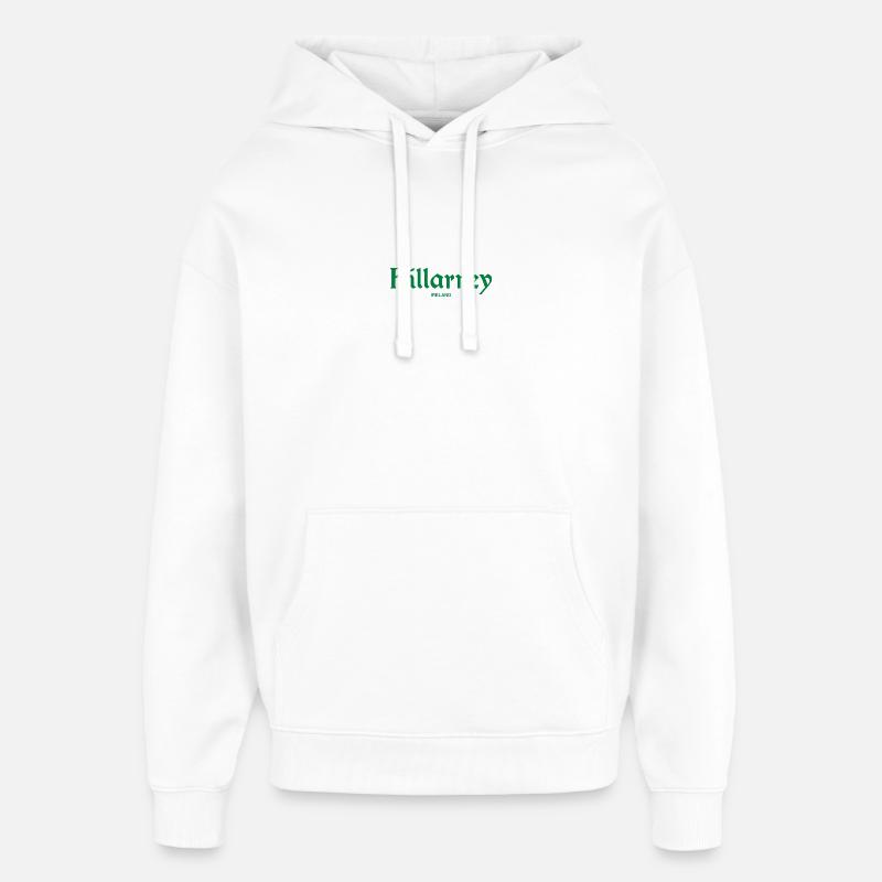 KILLARNEY Irlande Irlande - Sweat à capuche unisexe Stanley/Stella Oversized - blanc