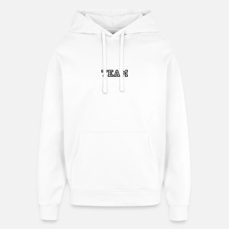 Team - Sweat à capuche unisexe Stanley/Stella Oversized - blanc