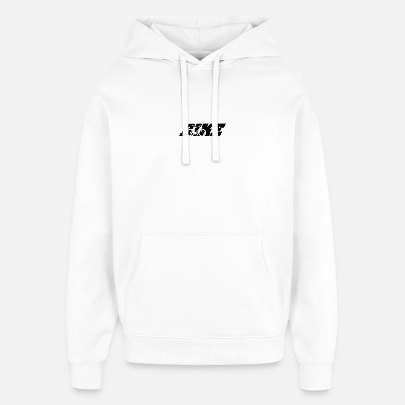 vélo - Sweat à capuche unisexe Stanley/Stella Oversized - blanc