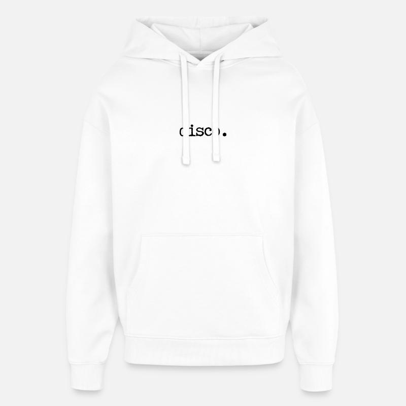 Disco. - Sweat à capuche unisexe Stanley/Stella Oversized - blanc