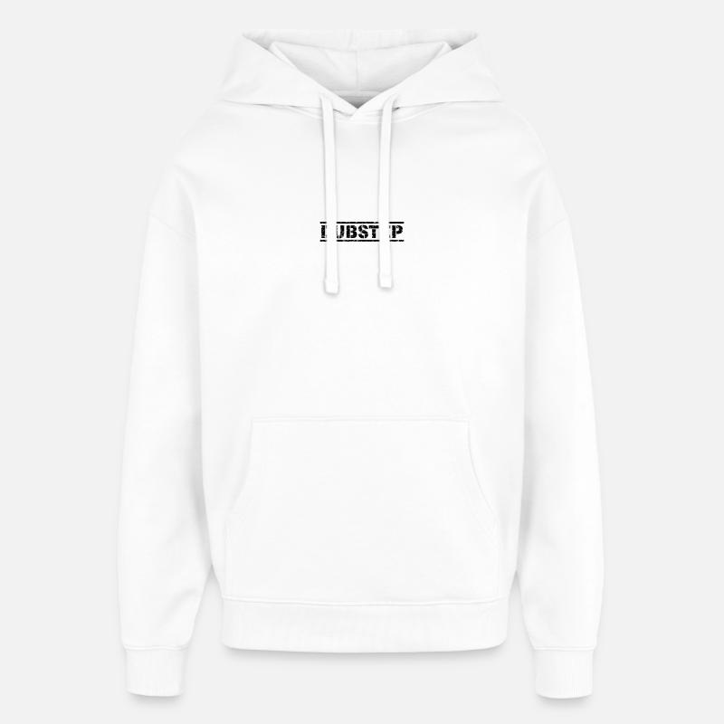 Dubstep - Oversized Unisex Hoodie by Stanley/Stella - white