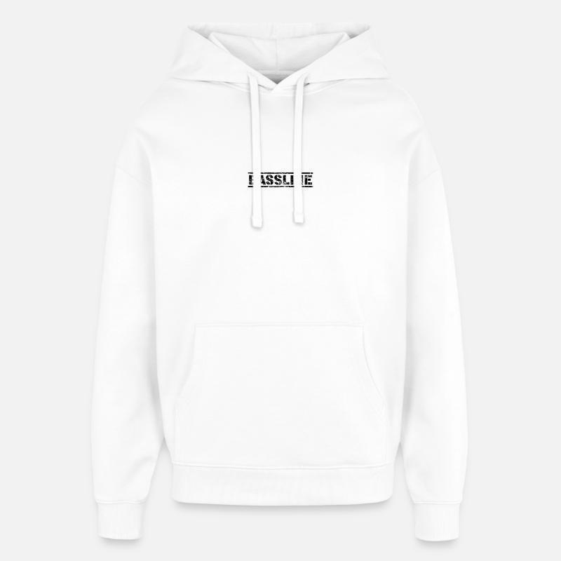 Ligne de basse - Sweat à capuche unisexe Stanley/Stella Oversized - blanc