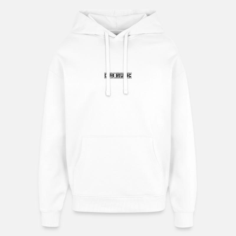 Musique dub - Sweat à capuche unisexe Stanley/Stella Oversized - blanc