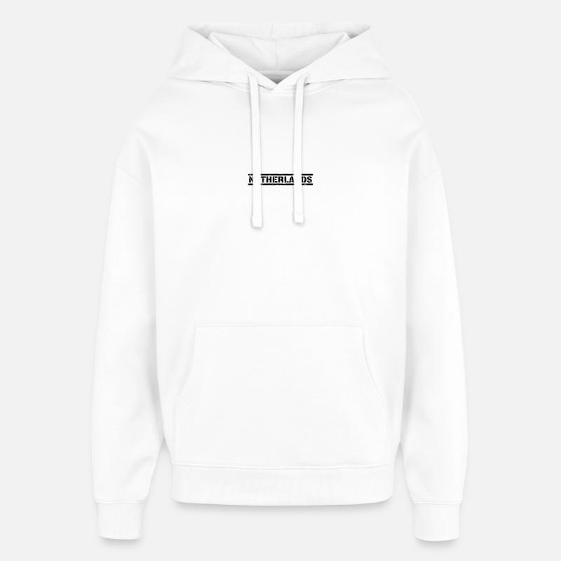 Pays-Bas - Sweat à capuche unisexe Stanley/Stella Oversized - blanc