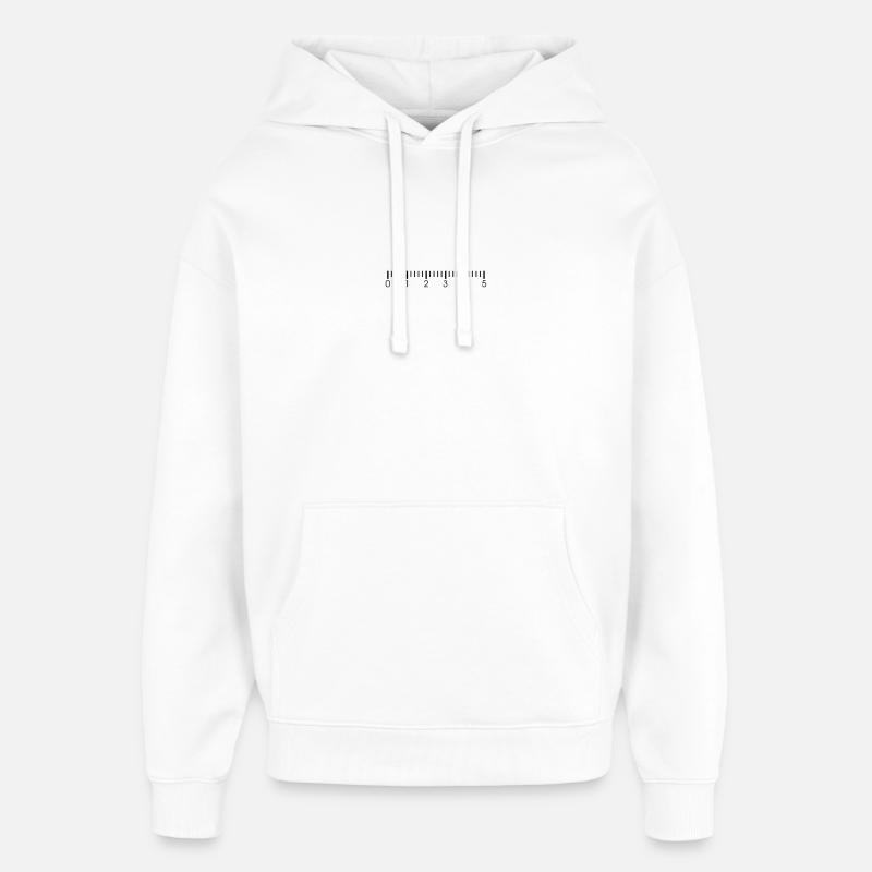 règle - Sweat à capuche unisexe Stanley/Stella Oversized - blanc