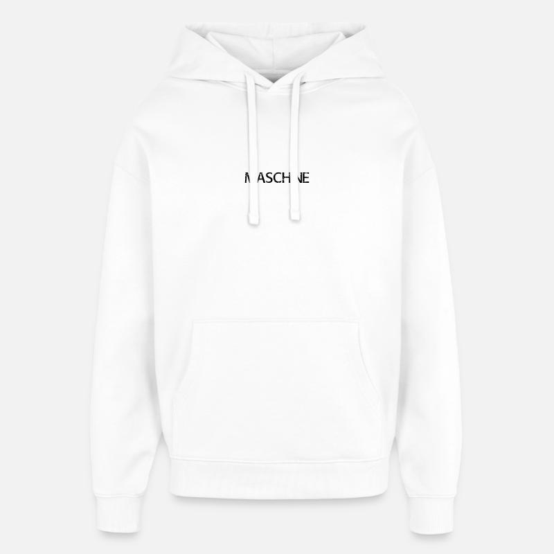 MACHINE - Sweat à capuche unisexe Stanley/Stella Oversized - blanc