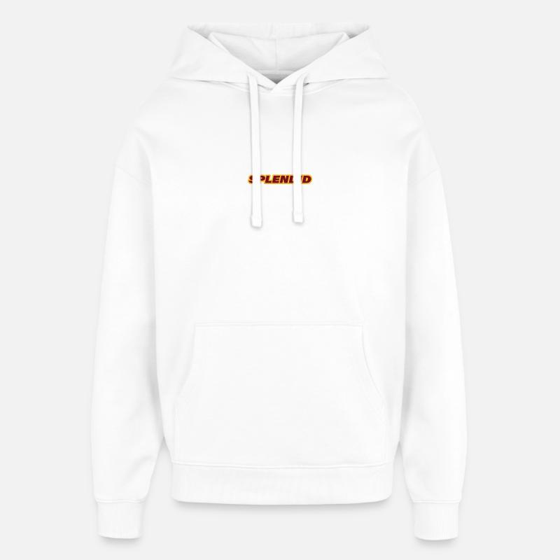 SPLENDIDE - Sweat à capuche unisexe Stanley/Stella Oversized - blanc
