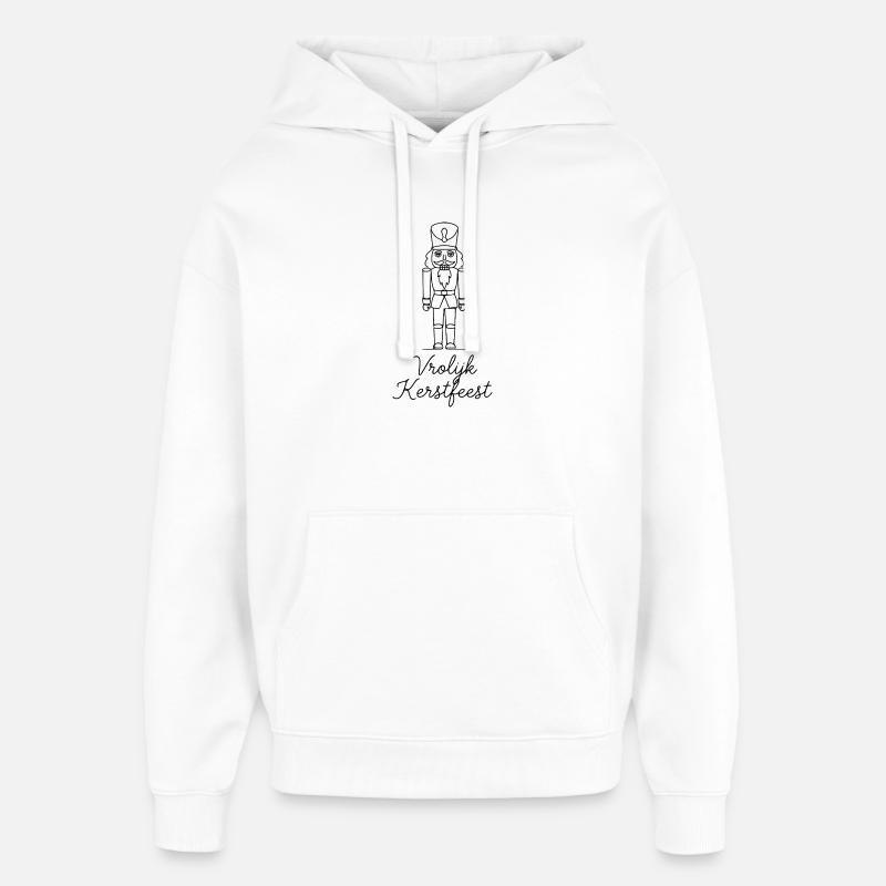 Vrolijk Kerstfeest Casse-Noisette de Noël - Sweat à capuche unisexe Stanley/Stella Oversized - blanc