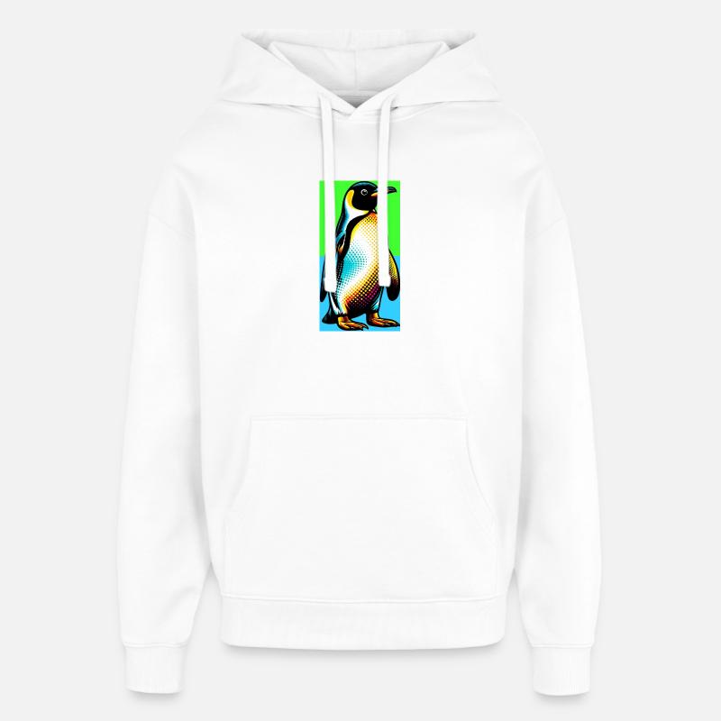 pingouin - Sweat à capuche unisexe Stanley/Stella Oversized - blanc