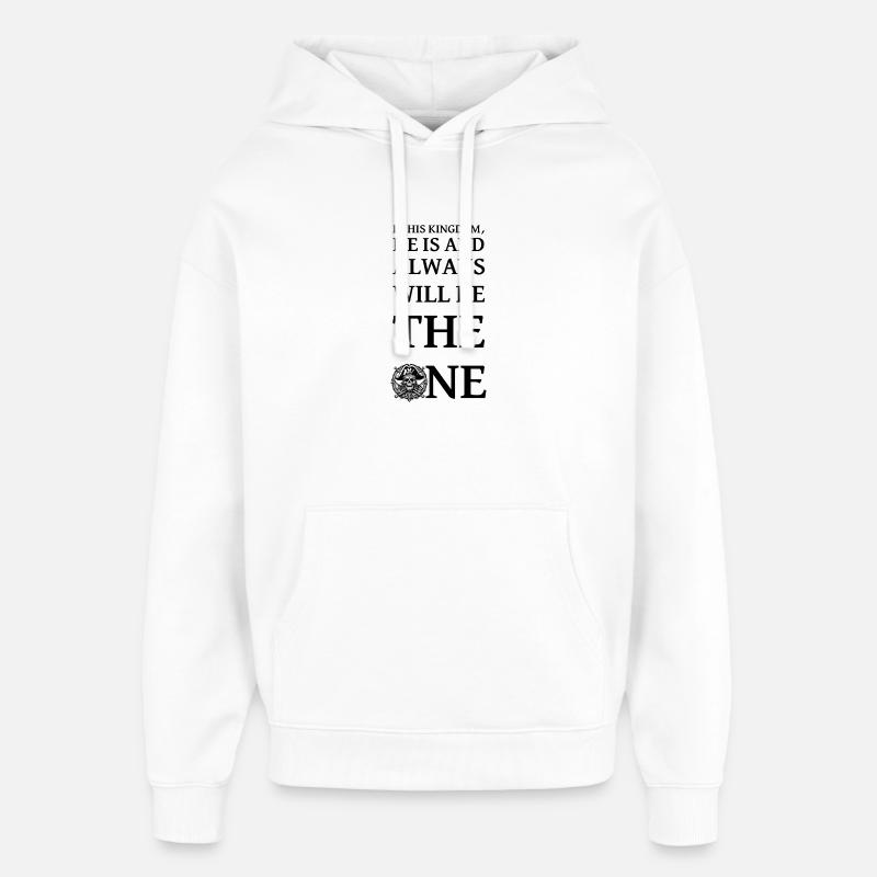 tlcharger - Sweat à capuche unisexe Stanley/Stella Oversized - blanc