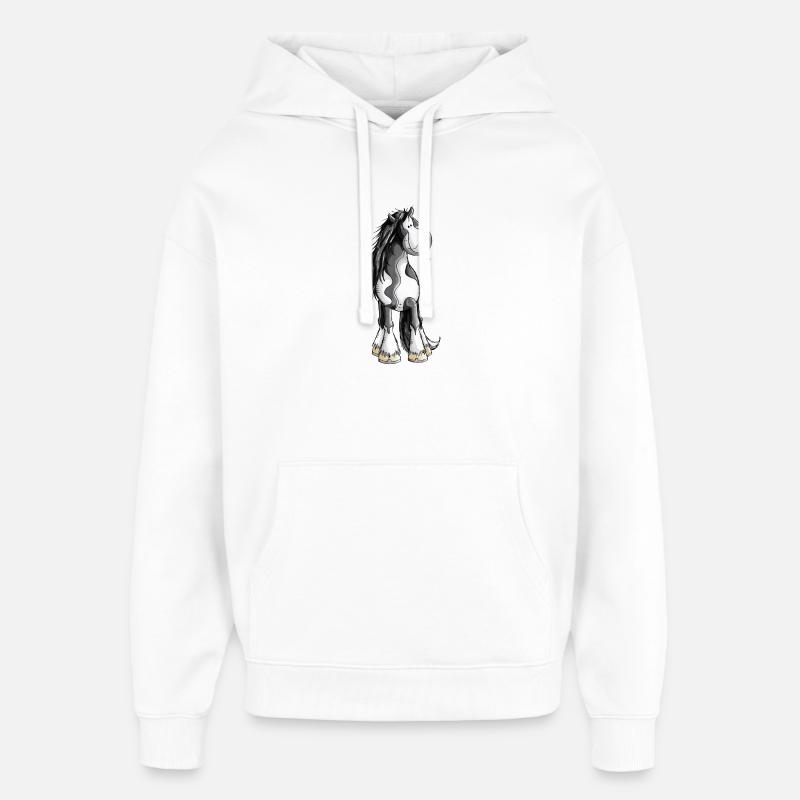 Tinker mit Blümchen - Oversized Unisex Hoodie von Stanley/Stella - Weiß