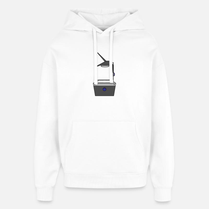 Polylux Schule Lehrer - Oversized Unisex Hoodie von Stanley/Stella - Weiß