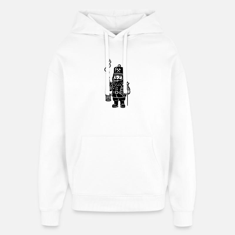 Fumoir mineur - Sweat à capuche unisexe Stanley/Stella Oversized - blanc