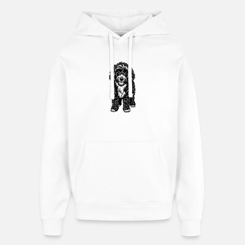 Cockapoo - Sweat à capuche unisexe Stanley/Stella Oversized - blanc