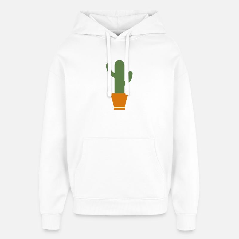 cactus - Sweat à capuche unisexe Stanley/Stella Oversized - blanc