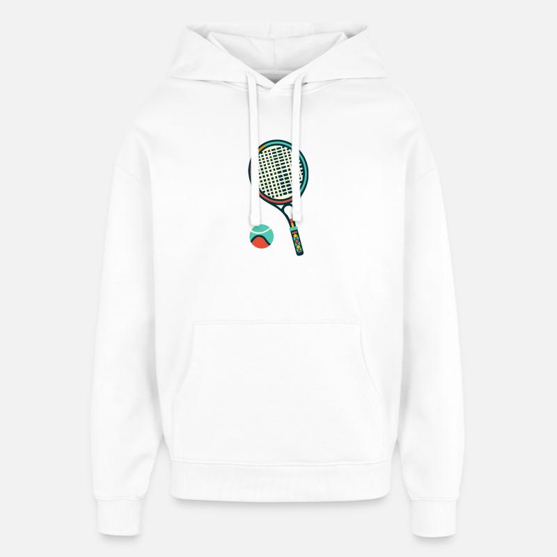Tennis - Sweat à capuche unisexe Stanley/Stella Oversized - blanc