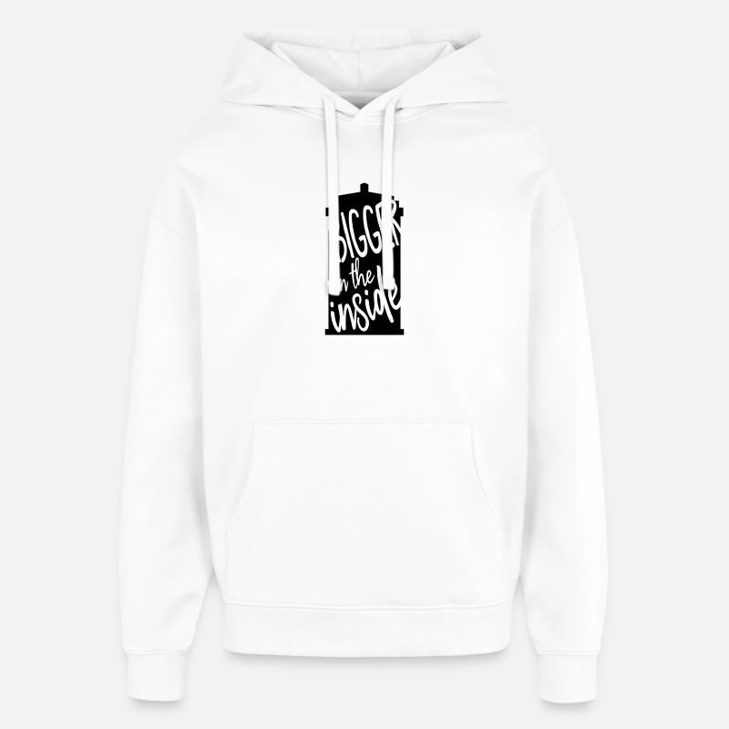 Bigger on the inside - Oversized Unisex Hoodie von Stanley/Stella - Weiß