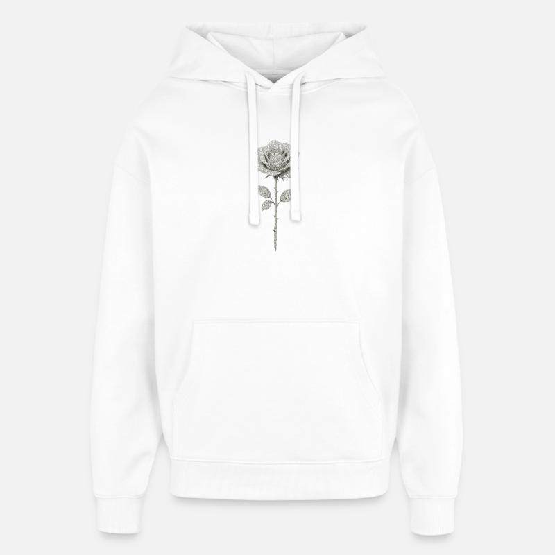 Nuvoro - Sweat à capuche unisexe Stanley/Stella Oversized - blanc