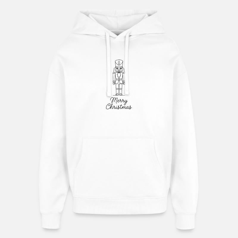 Joyeux Noël Casse-Noisette – Noël festif - Sweat à capuche unisexe Stanley/Stella Oversized - blanc