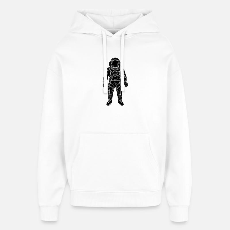 Astronaute - Sweat à capuche unisexe Stanley/Stella Oversized - blanc