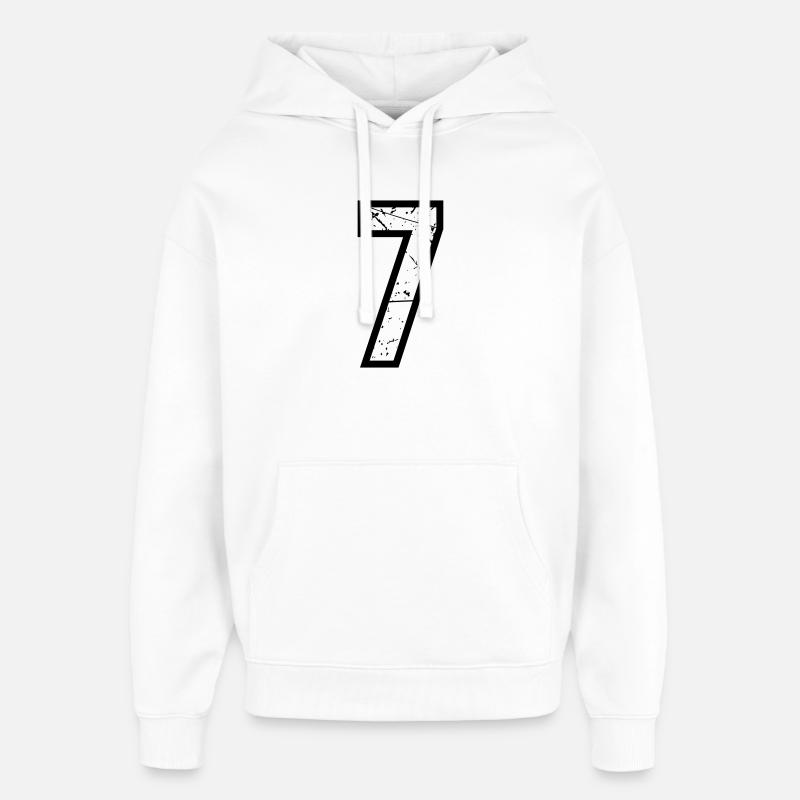 7 - Sweat à capuche unisexe Stanley/Stella Oversized - blanc