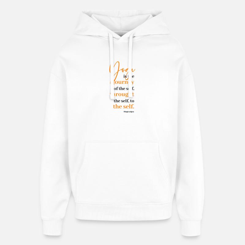 Yoga 1 - Sweat à capuche unisexe Stanley/Stella Oversized - blanc