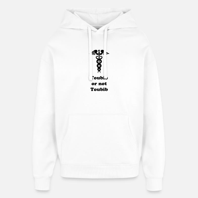 Toubib or not toubib ? - Sweat à capuche unisexe Stanley/Stella Oversized - blanc