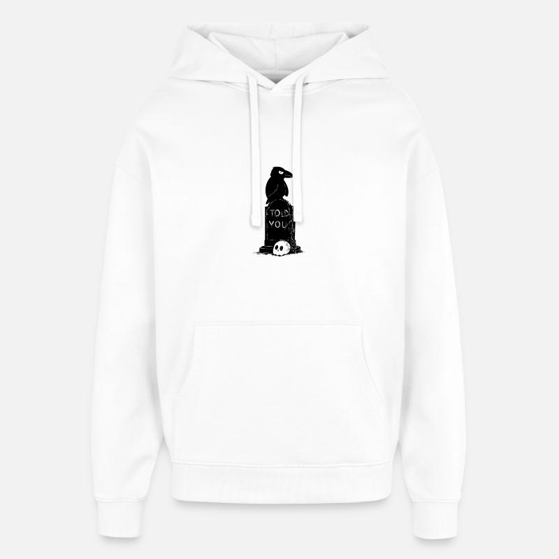 I recognise faces - Oversized Unisex Hoodie von Stanley/Stella - Weiß