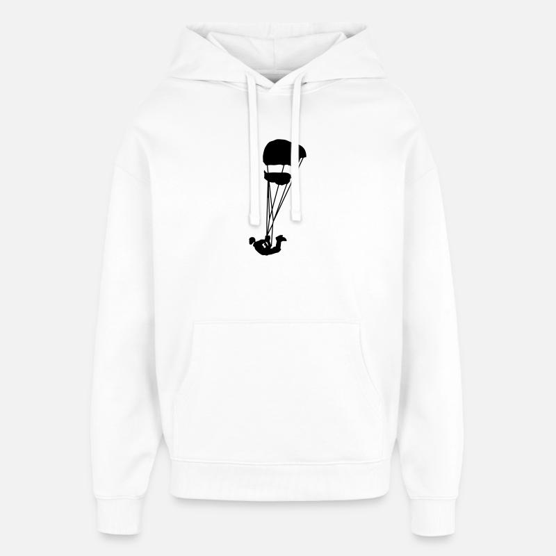 Swooping - Oversized Unisex Hoodie by Stanley/Stella - white