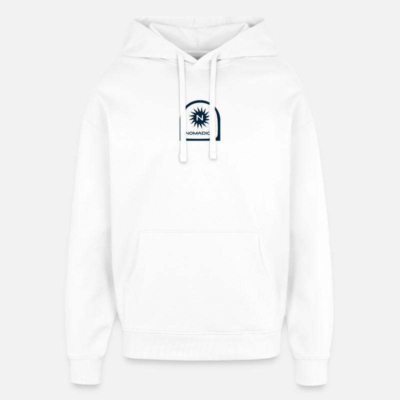 Bogen Ocean_Blue_Nomadico - Oversized Unisex Hoodie von Stanley/Stella - Weiß
