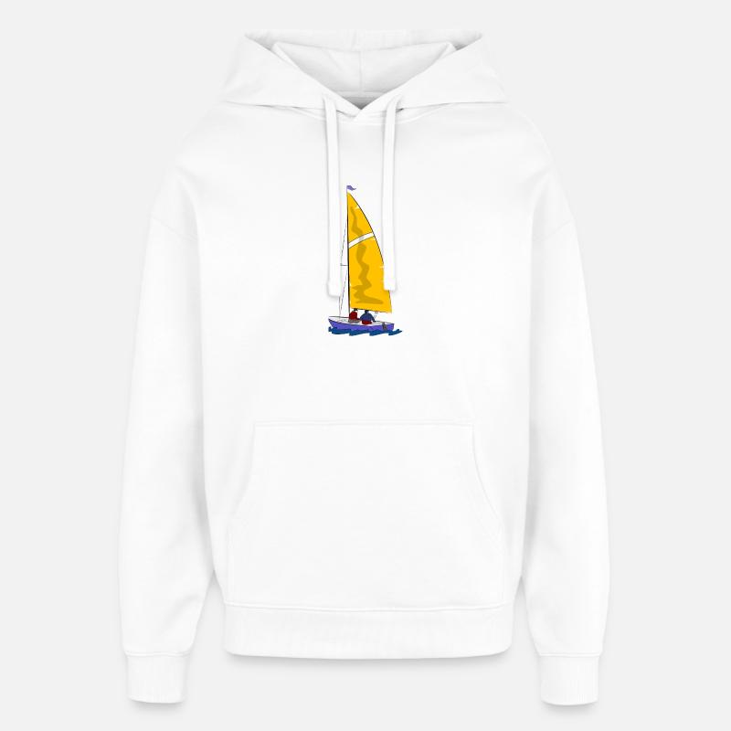 Voile - Sweat à capuche unisexe Stanley/Stella Oversized - blanc