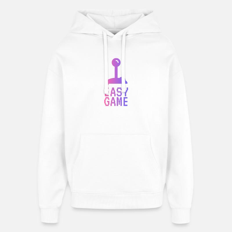 Easy Pixel Gradient Game - Oversized Unisex Hoodie von Stanley/Stella - Weiß