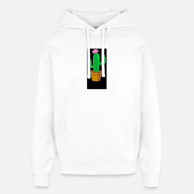 cactus - Sweat à capuche unisexe Stanley/Stella Oversized - blanc