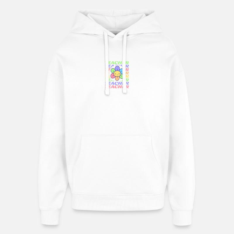 Professeur de design - Sweat à capuche unisexe Stanley/Stella Oversized - blanc