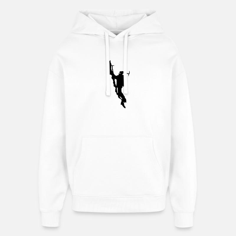 alpinist - Sweat à capuche unisexe Stanley/Stella Oversized - blanc