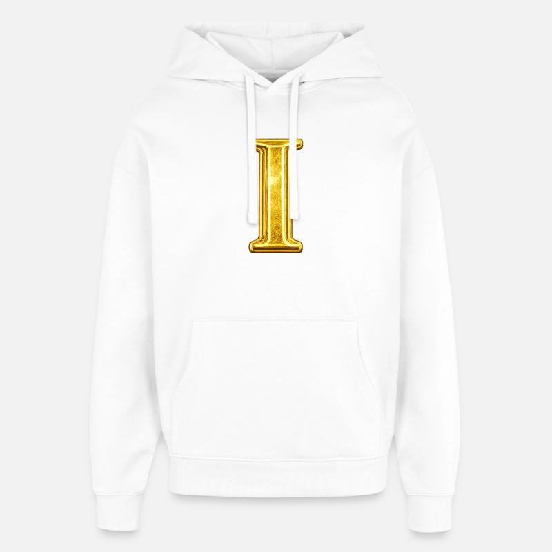 Ornement doré I - Sweat à capuche unisexe Stanley/Stella Oversized - blanc