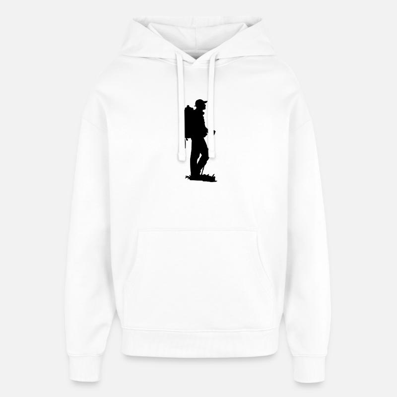 Hiking - Sweat à capuche unisexe Stanley/Stella Oversized - blanc