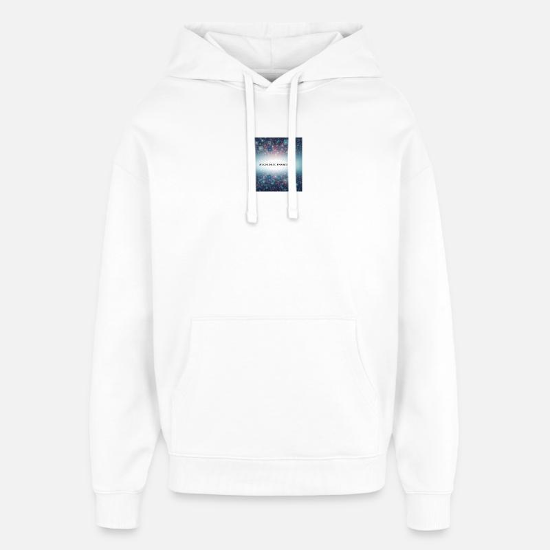 Femme Forte Puissance Numérique - Sweat à capuche unisexe Stanley/Stella Oversized - blanc