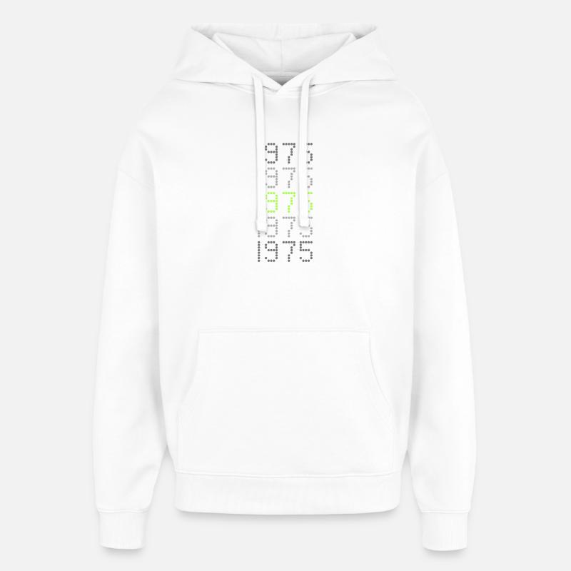 Style 1975 - Sweat à capuche unisexe Stanley/Stella Oversized - blanc